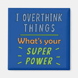 私は物事を考え過ぎる マグネット