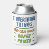 私は物事を考え過ぎる 缶クーラー (缶正面)