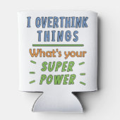 私は物事を考え過ぎる 缶クーラー (裏面)