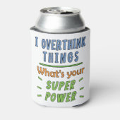 私は物事を考え過ぎる 缶クーラー (缶裏面)
