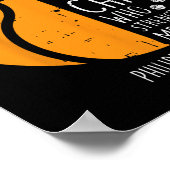 私は物事を行うことができるバスケットボール聖句God Jesus G ポスター (角)