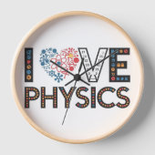 私は物理学が大好きだ 壁時計 (正面)