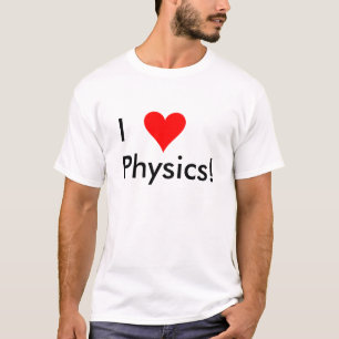 私は物理学のTシャツを愛します Tシャツ