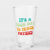 私は物理学を学ぶのに良い教え日だ タンブラーグラス (正面)