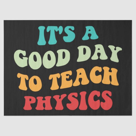 私は物理学を学ぶのに良い教え日だ 薄葉紙 (正面)