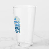 私は物理的なセラピストあなたの超大国PTとは タンブラーグラス (左)