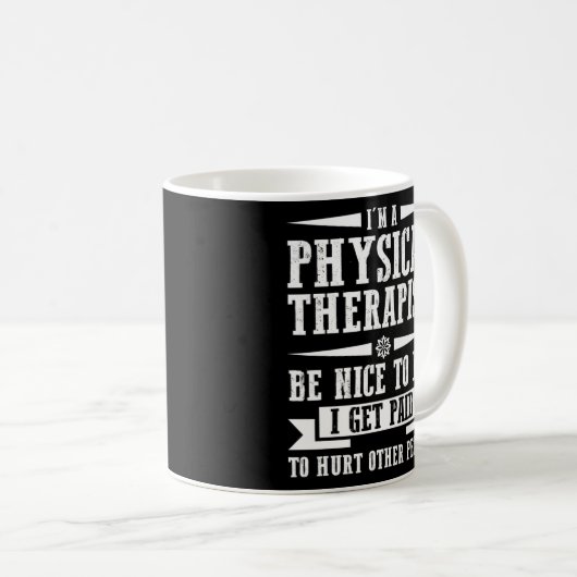 私は物理的なセラピストセラピー コーヒーマグカップ (正面右)