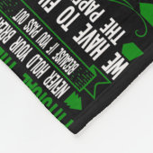 私は物理的なセラピストセラピー  フリースブランケット (角)