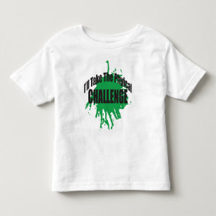 私は物理的な挑戦を取ります トドラーTシャツ