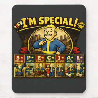 私は特別 | Falloutにインスパイアされたステータスマウスパッド マウスパッド