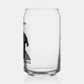 私は犬が人よりも好きだおもしろい ガラス缶 (左)