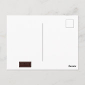 私は犬が住んでいるホラー映画しか見ない ポストカード (裏面)