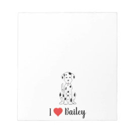 私は犬が可愛いパーソナライズされた ノートパッド