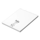 私は犬が可愛いパーソナライズされた ノートパッド (回転)