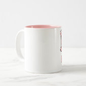 私は犬が大好きだ ツートーンマグカップ (正面左)