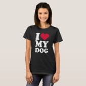 私は犬が大好きだ Tシャツ (正面フル)