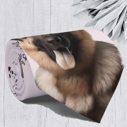 私は犬が大好きドイツの羊飼いのネックタイ ネクタイ