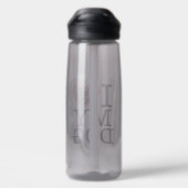 私は犬が大好きパーソナライズされた ウォーターボトル (背面)