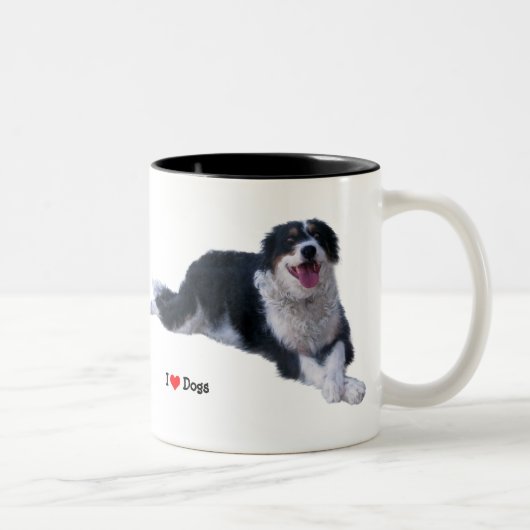 私は犬が大好き ツートーンマグカップ (右)