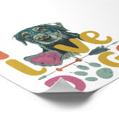 私は犬が大好き ポスター (角)