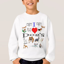 私は犬が大好き Tシャツ