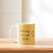 「私は犬が好きで、3人も好きだ」 コーヒーマグカップ