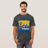 私は犬とローラースケートで滑るが好きだし、多分3 Tシャツ (正面フル)