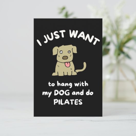 私は犬と一緒にピラティスをしたいだけだ カード (スタンド正面)