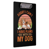 私は犬と予定が入っていなくてごめんなさい クリップボード (右)