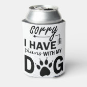 私は犬と予定が入ってごめんなさい 缶クーラー (缶裏面)