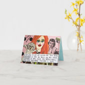 私は犬と同じくらい良くなりたい考え カード (黄色い花)