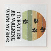 私は犬と歩くになりたい ジグソーパズル (横)