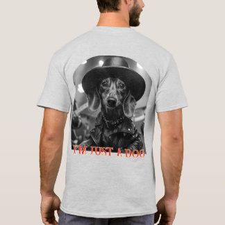 私は犬にすぎない Tシャツ