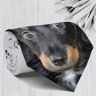 私は犬のダックスシャンドネックタイ大好き ネクタイ