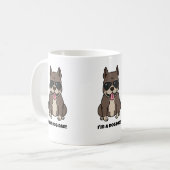 私は犬のパパマグだ – 父の日に最適 コーヒーマグカップ (正面左)