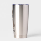 私は犬のパパ – 父の日に最適 保温保冷タンブラー (背面)