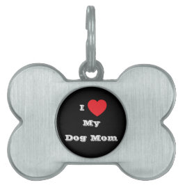私は犬のママが大好きです ペットネームタグ