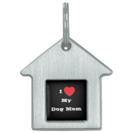 私は犬のママが大好きです ペットネームタグ