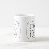 私は犬の人間だ コーヒーマグカップ (中央)