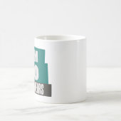 私は犬の年の皮肉70おもしろい誕生日で10歳 コーヒーマグカップ (中央)