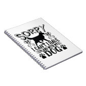 私は犬の引用文と予定が入ってごめんなさい ノートブック (右側)