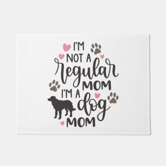 私は犬の母だ ドアマット (正面)