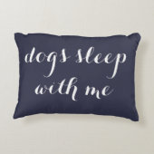 私は犬の腰神経のアクセントの枕によって眠ります アクセントクッション (裏面)