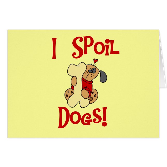 私は犬のTシャツおよびギフトをだめにします (正面横)