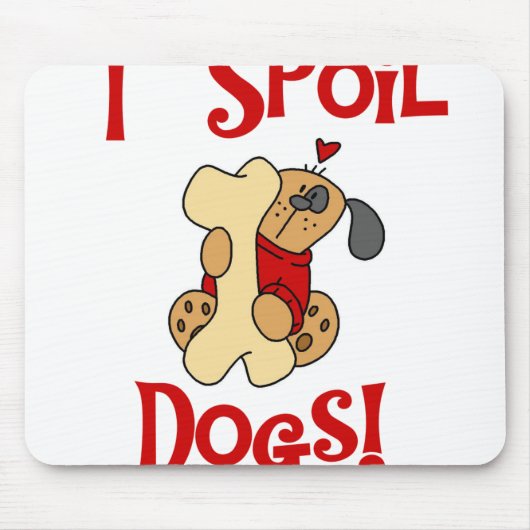 私は犬をだめにします マウスパッド (正面)