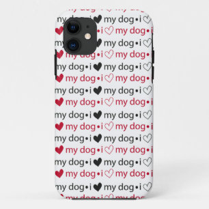 私は犬をハートで愛す iPhone 11 ケース
