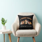 私は犬を信用している人間はそれほど信用しおもしろいない クッション (椅子)