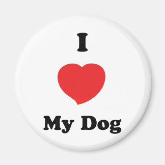 私は犬を愛している マグネット