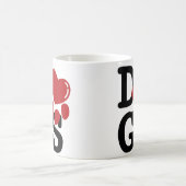 私は犬を愛します コーヒーマグカップ (中央)