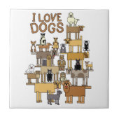私は犬を愛します タイル (正面)